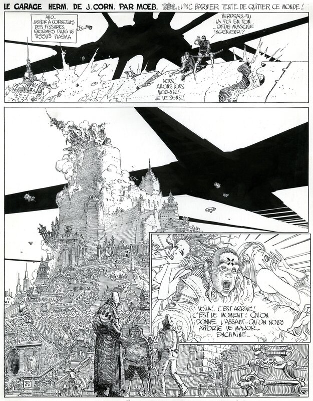Moebius, Major Fatal page 112. - Comic Strip
