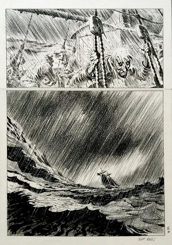 Riff Reb's, Le Loup des Mers - chap II, p 16 - Comic Strip