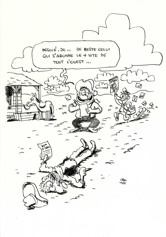 Abonnez-Vous by Luc Cromheecke - Original Illustration