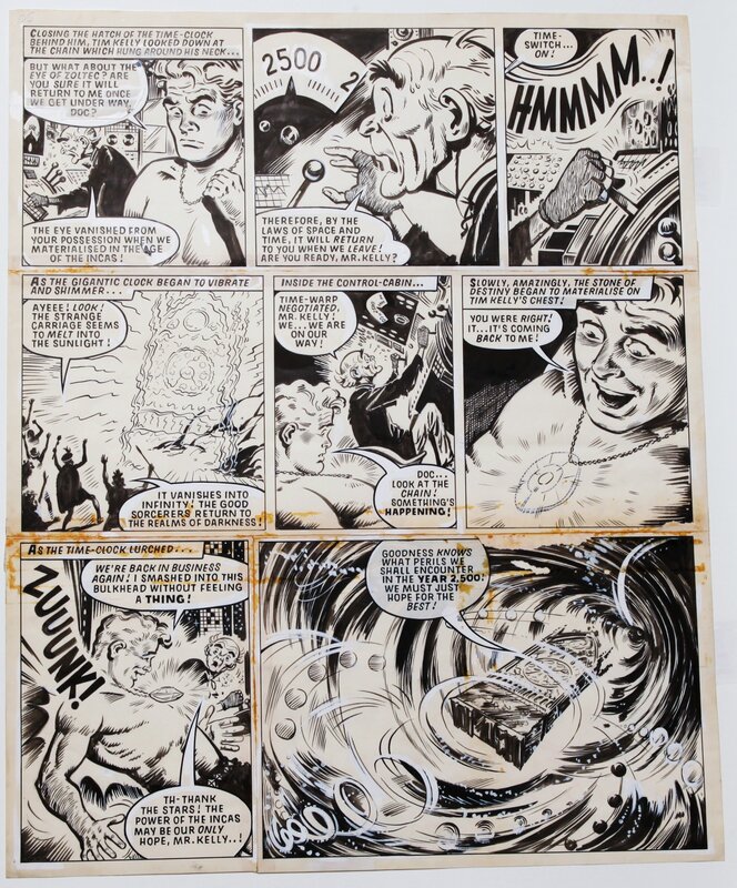 Tom Kerr, Tom Tully, Kelly's Eyes - page de fin . - Planche originale