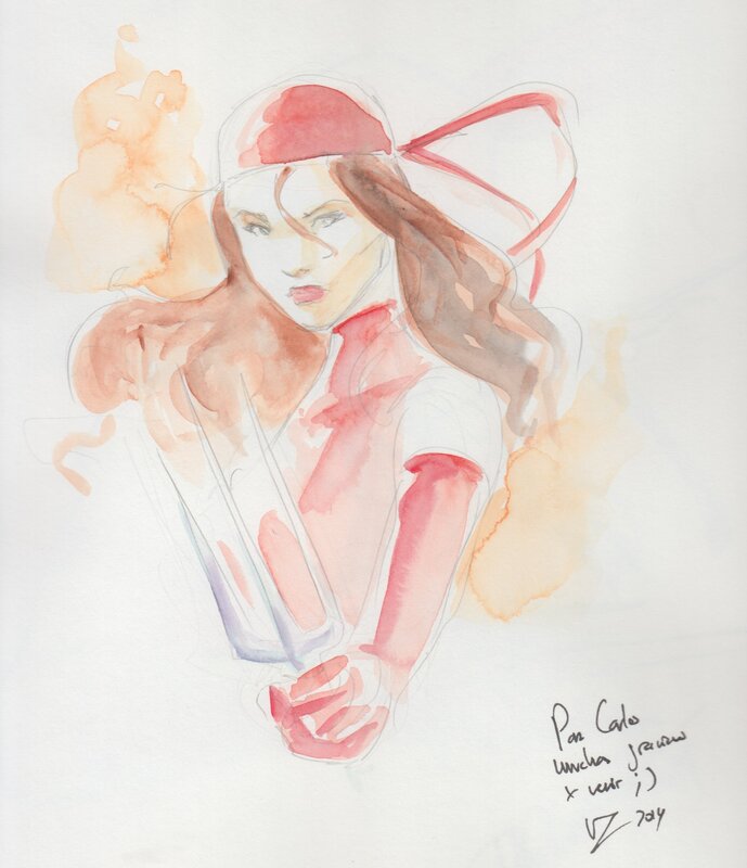 Elektra by Vicente Cifuentes - Original art