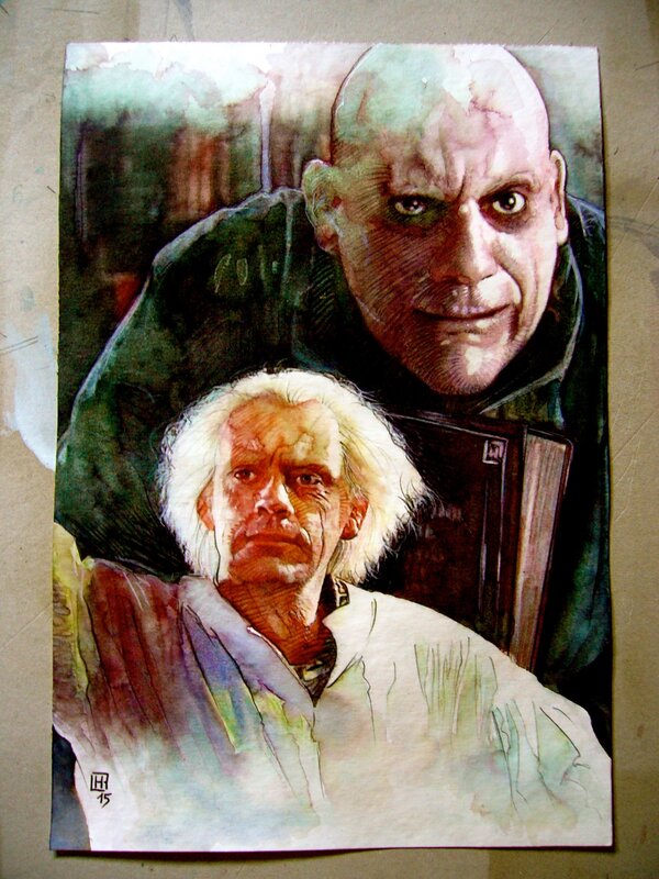 Christopher Loyd by Fabrice Le Hénanff - Original Illustration