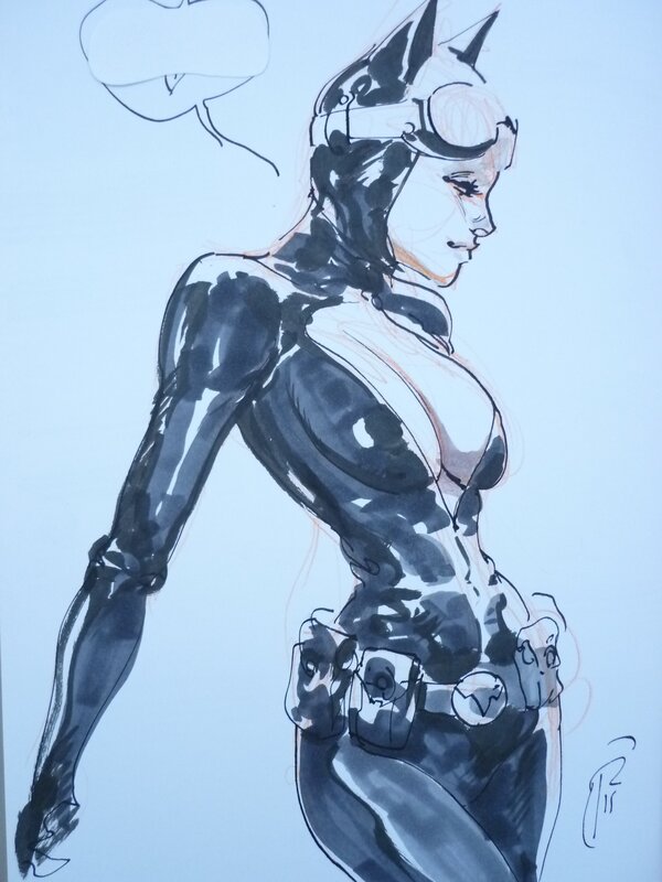Catwoman by Ronan Toulhoat - Sketch