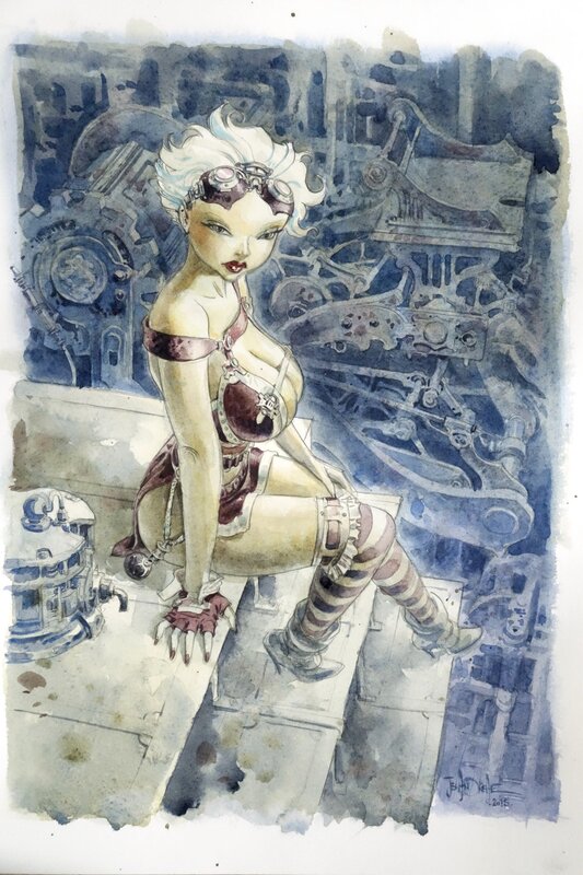 Jean-Baptiste Andréae, Azimut #3 - Couverture/Jaquette du Tirage de Tête - Couverture originale