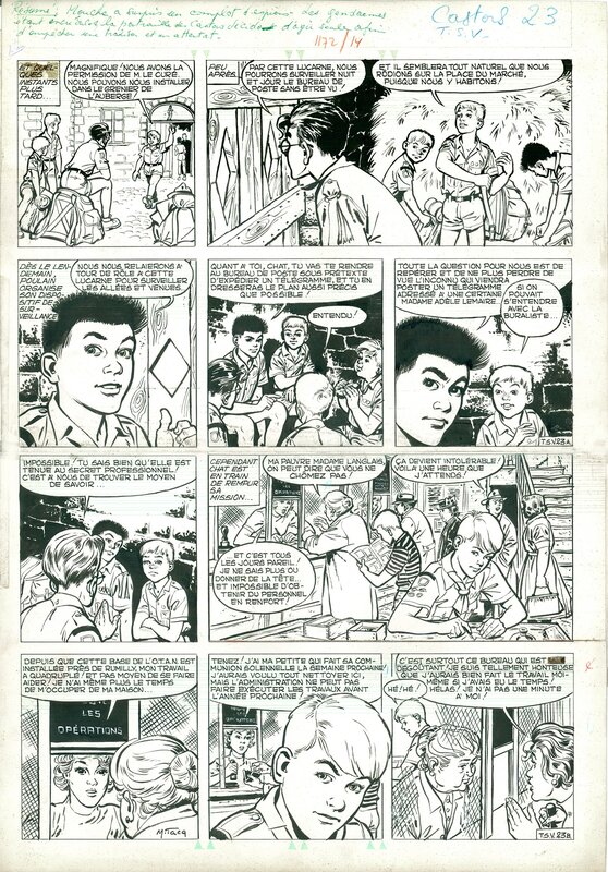 MiTacq, Jean-Michel Charlier, Le Traître sans Visage, page 24 - Planche originale