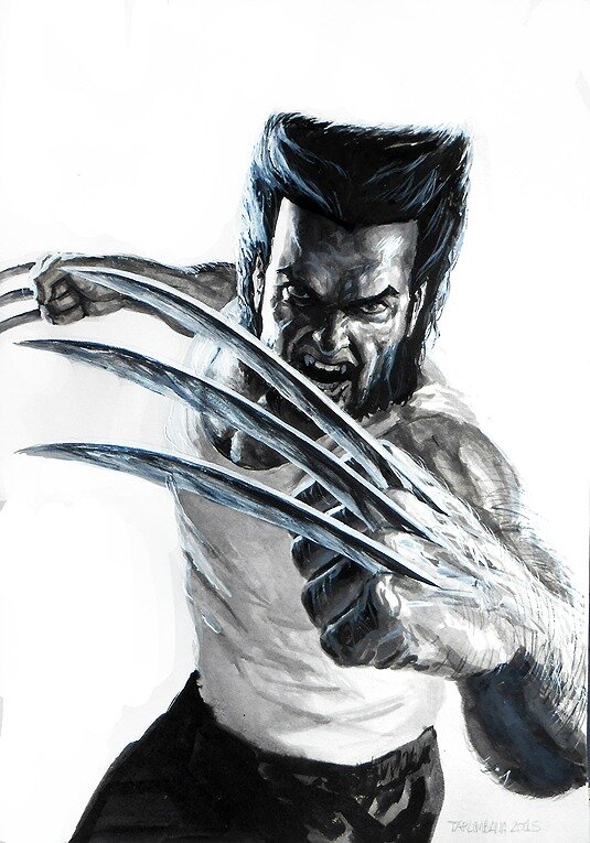 Wolverine, hommage par Tarumbana - Illustration originale