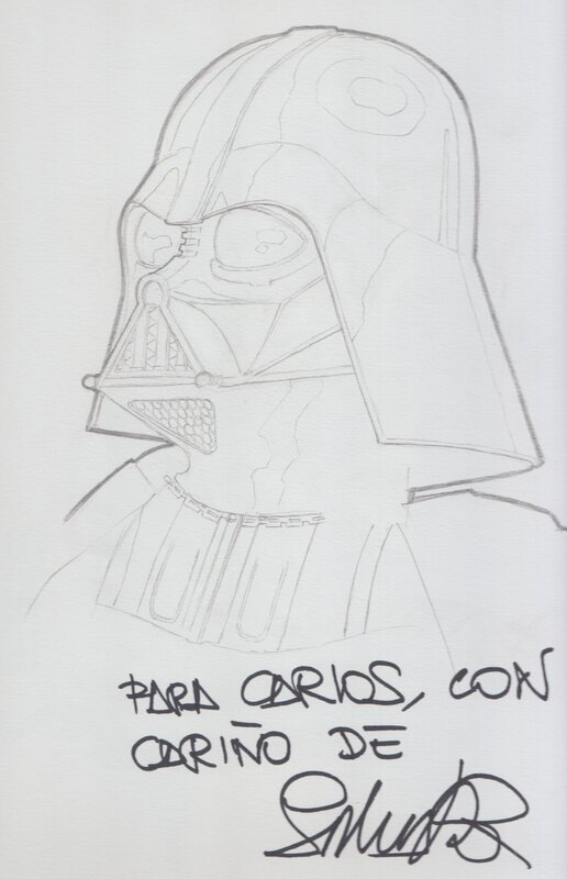 Dark Vader by Salvador Larroca - Sketch