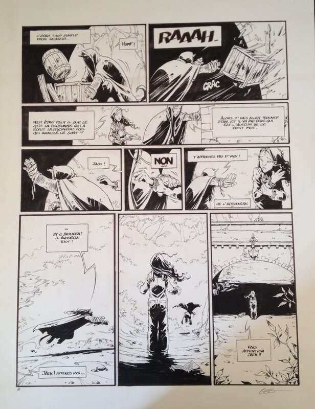 Le livre de jack par Olivier Boiscommun - Planche originale