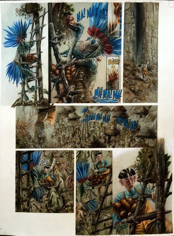 En vente - Emmanuel Civiello, Rayons pour Sidar - Tome 2, page 11 - Planche originale