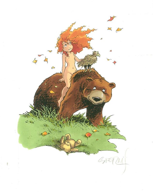 Pyrenee by Philippe Sternis - Original Illustration