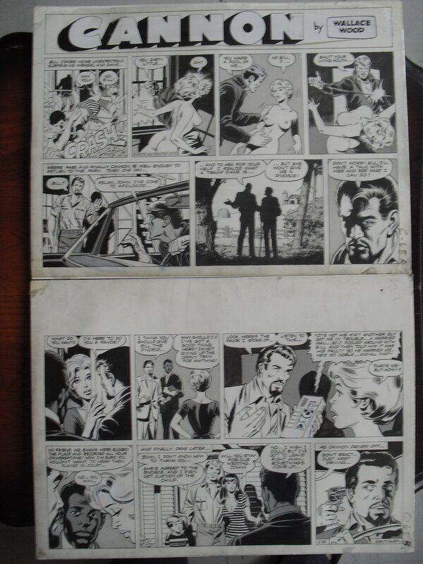 Sunday CANNON par Wally Wood - Planche originale