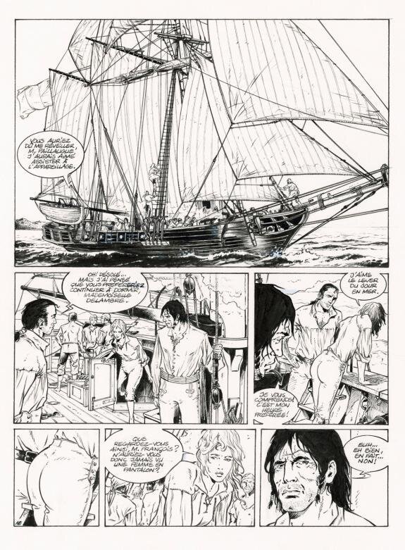 Franck Bonnet, Les pirates de Barataria #5 -Le Caire - Planche originale
