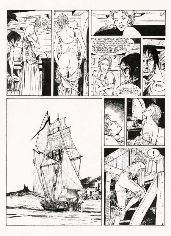 Franck Bonnet, Les pirates de Barataria #5 - La Caire - Planche originale