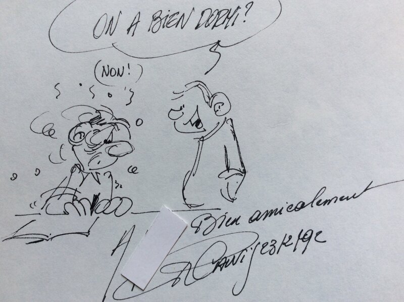Tuniques Bleues by Raoul Cauvin - Sketch