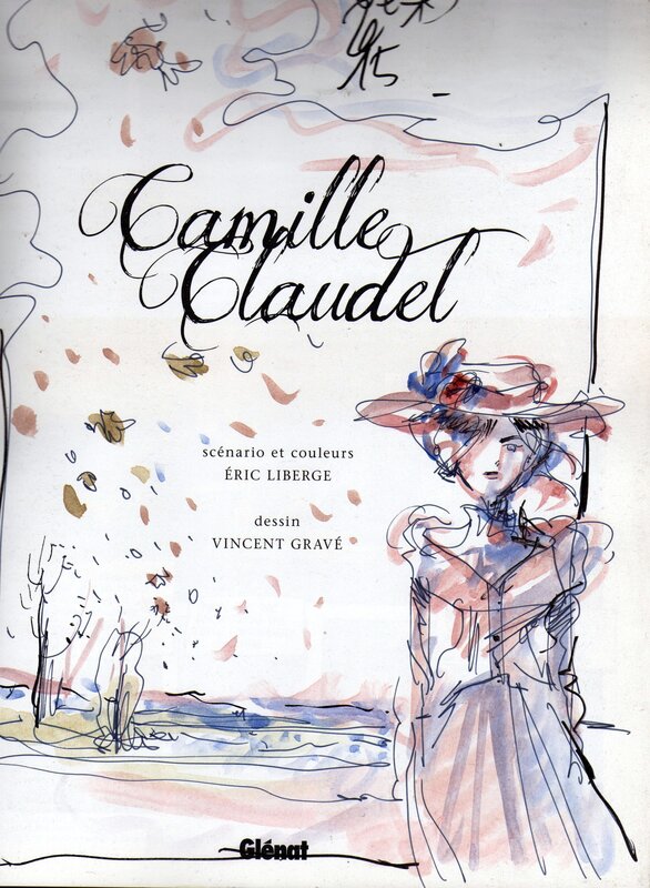 Camille Claudel by Vincent Gravé - Sketch
