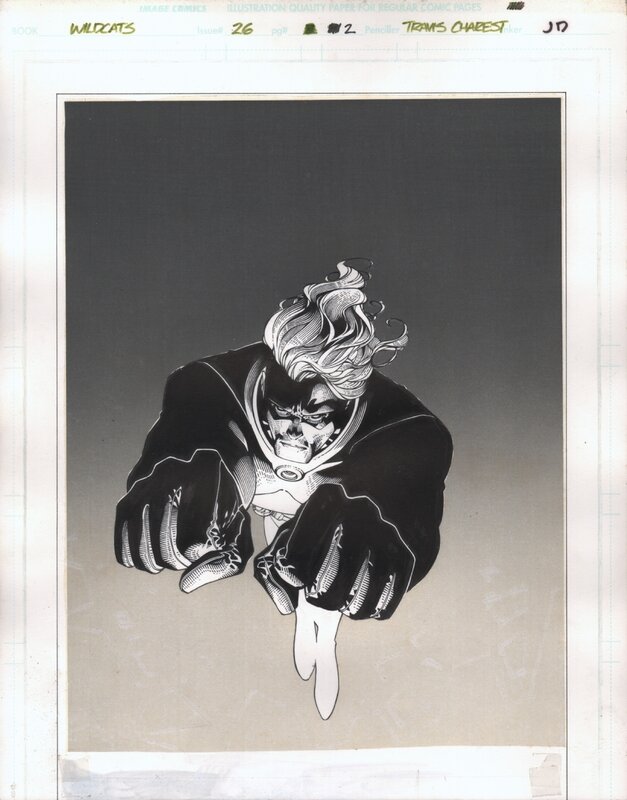 Travis Charest, John Dickenson, Alan Moore, Travis Charest - Wild Cats 26 p2 - Comic Strip