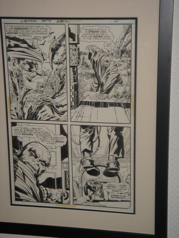 Demon par Jack Kirby, Mike Royer - Planche originale