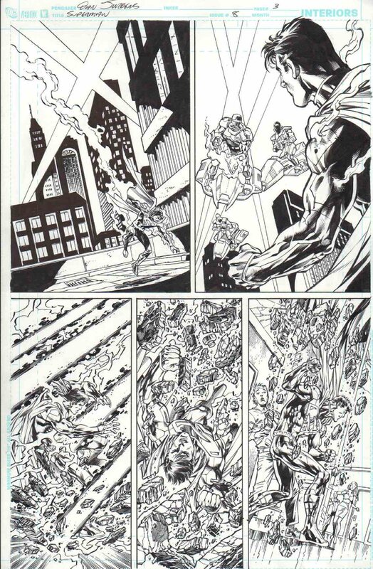 Superman 8 pg 3 by Jesus Merino, Dan Jurgens - Comic Strip