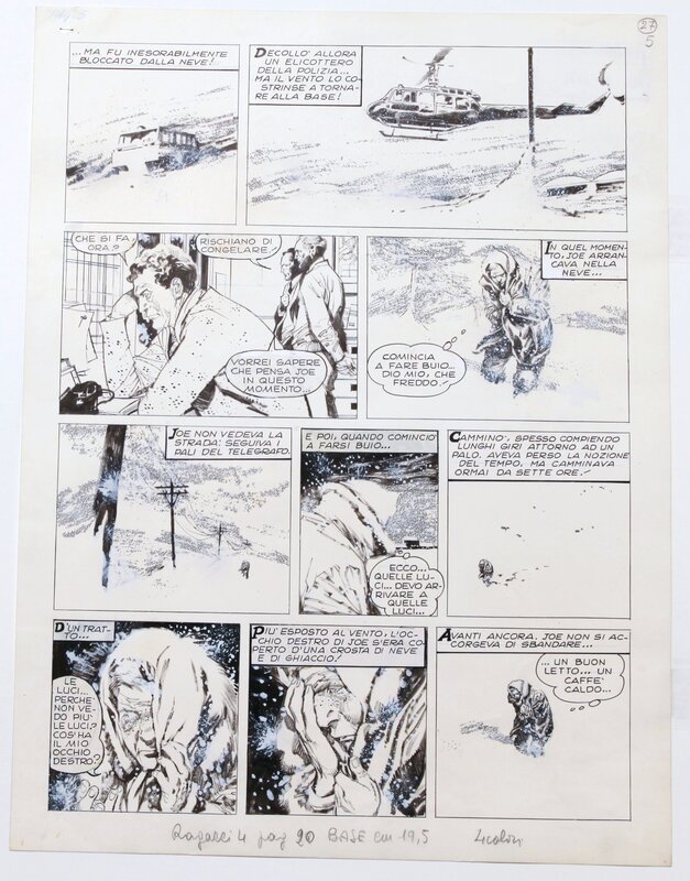 Alberto Breccia, Mino Milani, Prisonnier de la tempête !! - Comic Strip