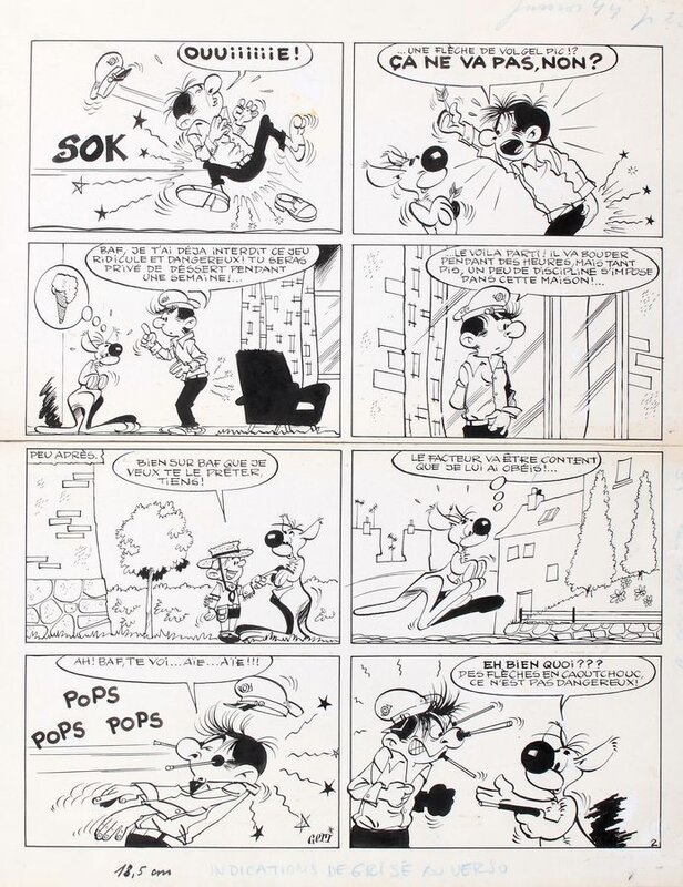 Géri, Pif le Kangourou / Baf - pl.2 - Comic Strip
