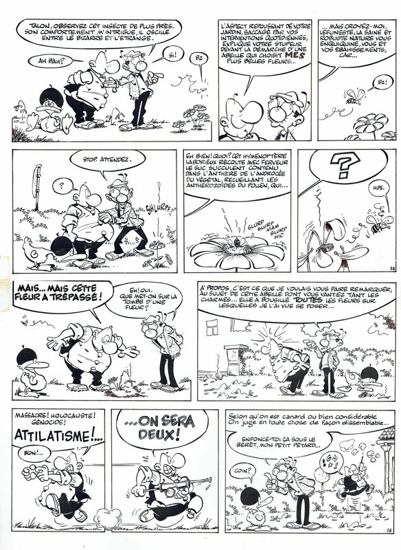 Greg, Achille Talon - L'Arme du crocodile (planche 2) - Comic Strip