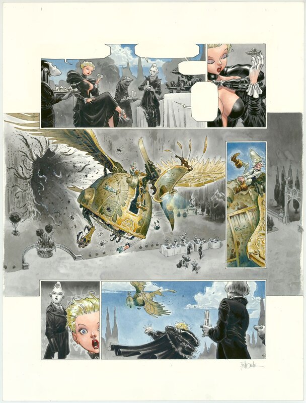 Jean-Baptiste Andréae, Wilfrid Lupano, Azimut – Tome #2 – Que la belle meure - Planche 18 - Planche originale