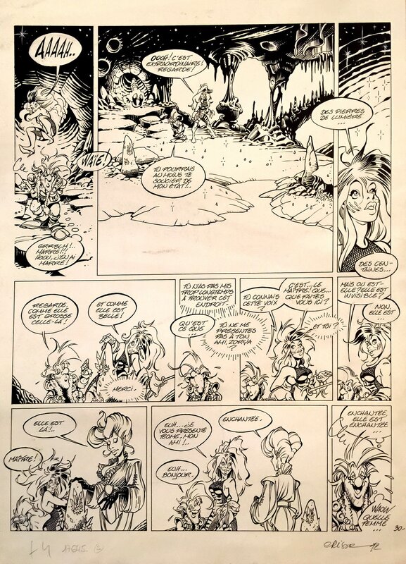 Crisse, L'épée de Cristal - Le cri du Grouse (Tome 4, p 30) - Comic Strip