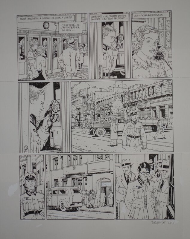 Jean-Michel Beuriot, Philippe Richelle, Amours fragiles - T.7 En finir.... - page 54 - Planche originale