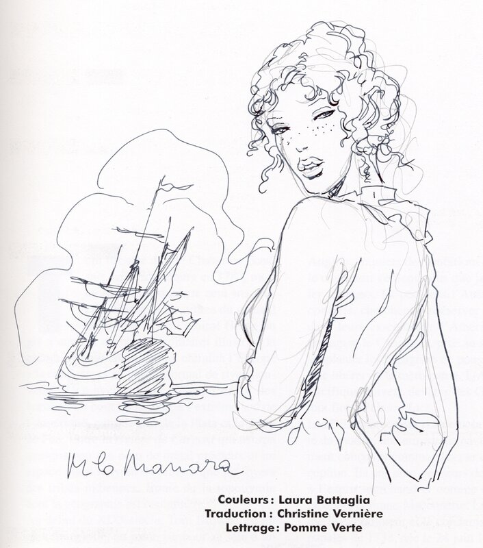 El Gaucho by Milo Manara - Sketch