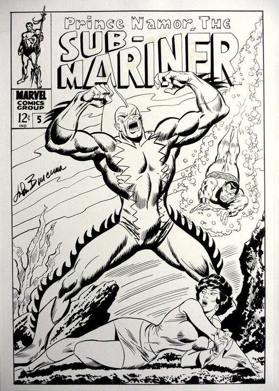 The submariner 5# par John Buscema - Planche originale