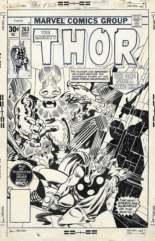 Thor 263# par John Buscema, Joe Sinnott - Couverture originale