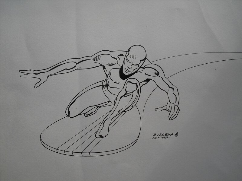 Silver surfer par John Buscema - Illustration originale