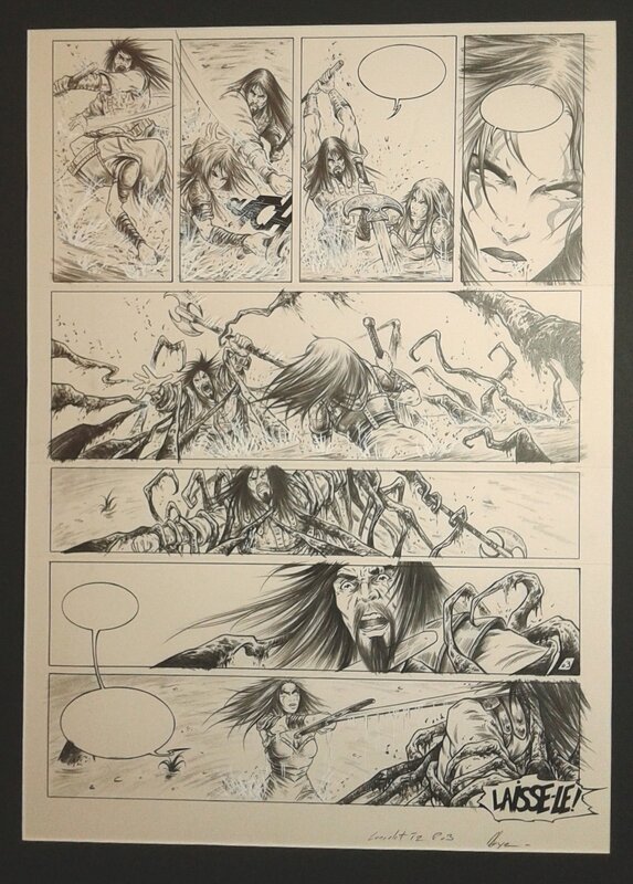 Alexe, Lancelot - planche 3 - Planche originale