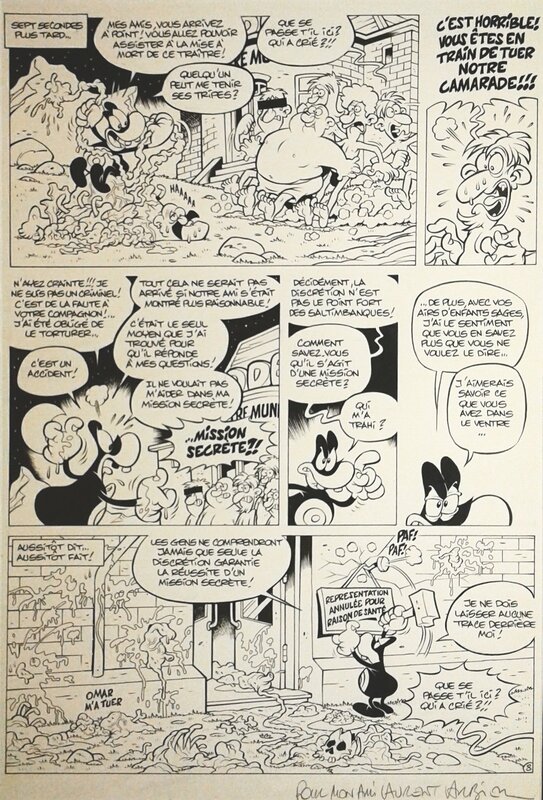 Philippe Larbier, Ninja - planche 8 tome 3 - Comic Strip