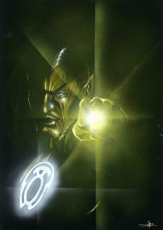 Sinestro by Anthony Darr - Original Illustration