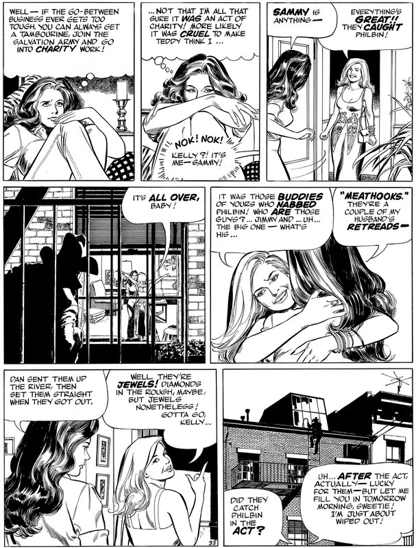 Stan Drake, Leonard Starr, Kelly Green  1, 2, 3, Mourez  page 33 - Comic Strip