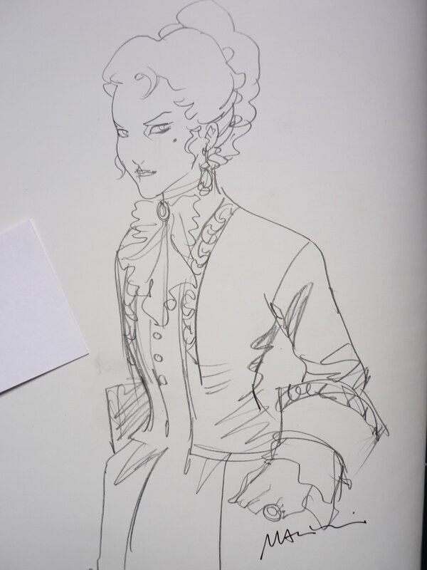 Comtesse De Sarlat by Enrico Marini - Sketch