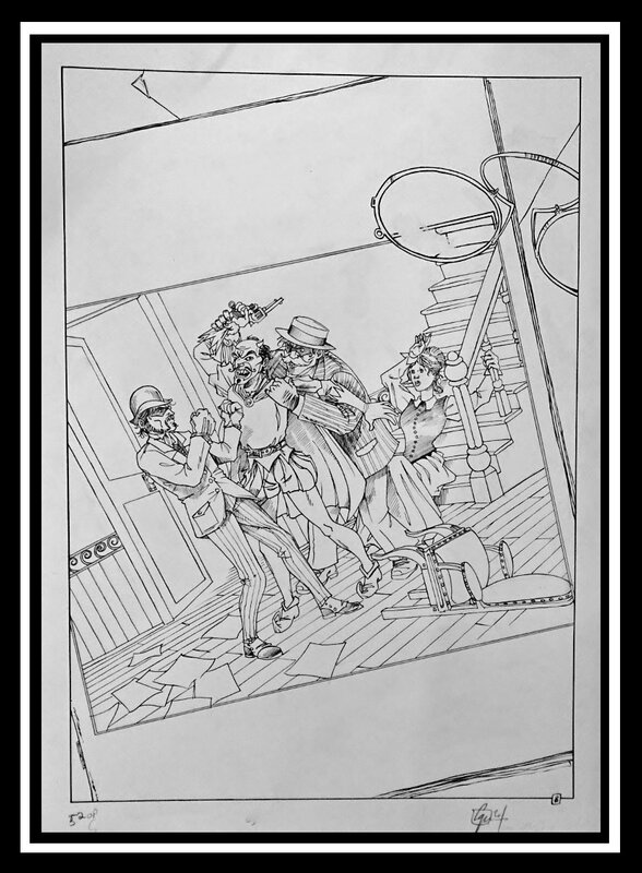 Planche Originale L'ombre de l'échafaud par CERQUEIRA Masbou - Comic Strip
