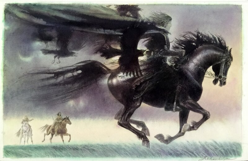 Andréi Arinouchkine, Ewen - Illustration originale issue du tome 1 (Alis) - Illustration originale