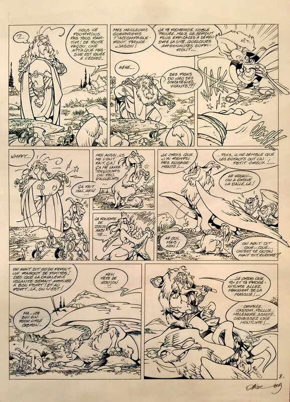 Crisse, Atalante - Calaïs et Zétès (Tome 5, p 8) - Planche originale