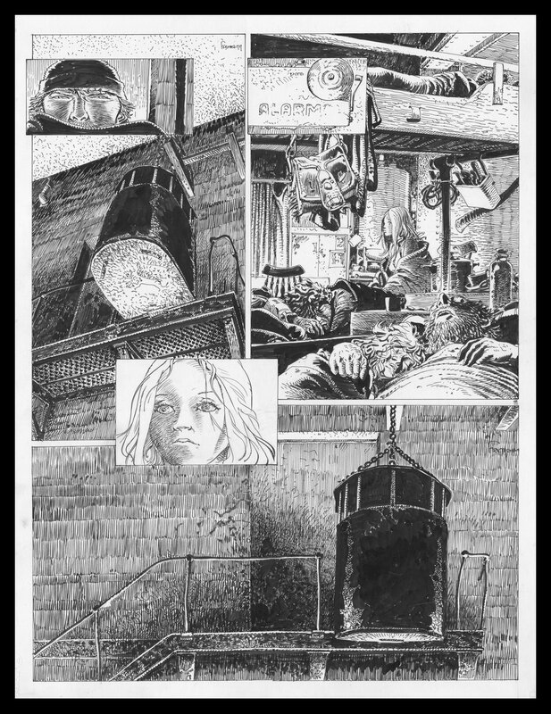 Hermann, Abominable: La Cage 2 - Planche originale