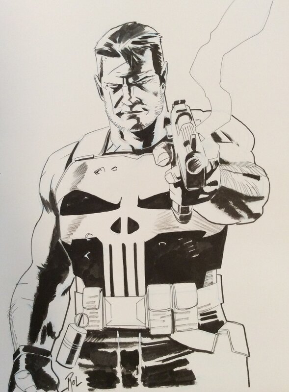 Roland Boschi - Punisher - Original Illustration