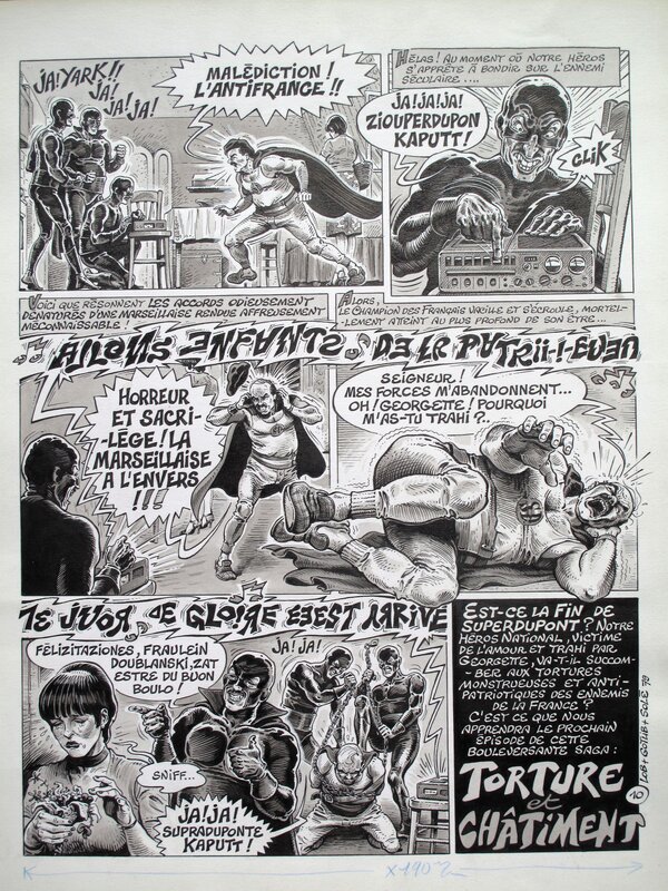Jean Solé, Jacques Lob, Superdupont 02 ( Amour & Forfaitures ) 02/02 - Comic Strip