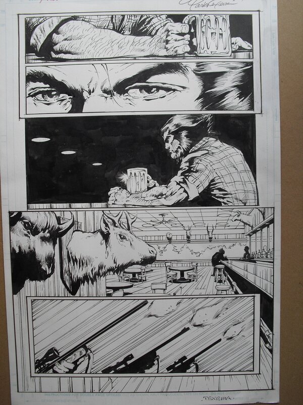 Wolverine par Mark Texeira - Planche originale