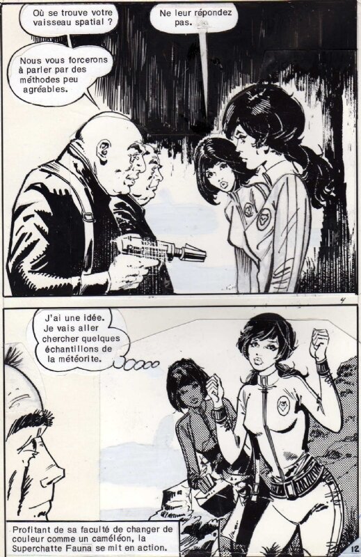 J. Badia, Jobaro, Jorge B. Gálvez, Planche de la série Superchattes - Comic Strip