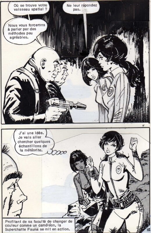 J. Badia, Jobaro, Jorge B. Gálvez, Planche de la série Superchattes - Planche originale