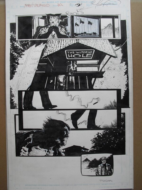 Wolverine par Mark Texeira - Planche originale