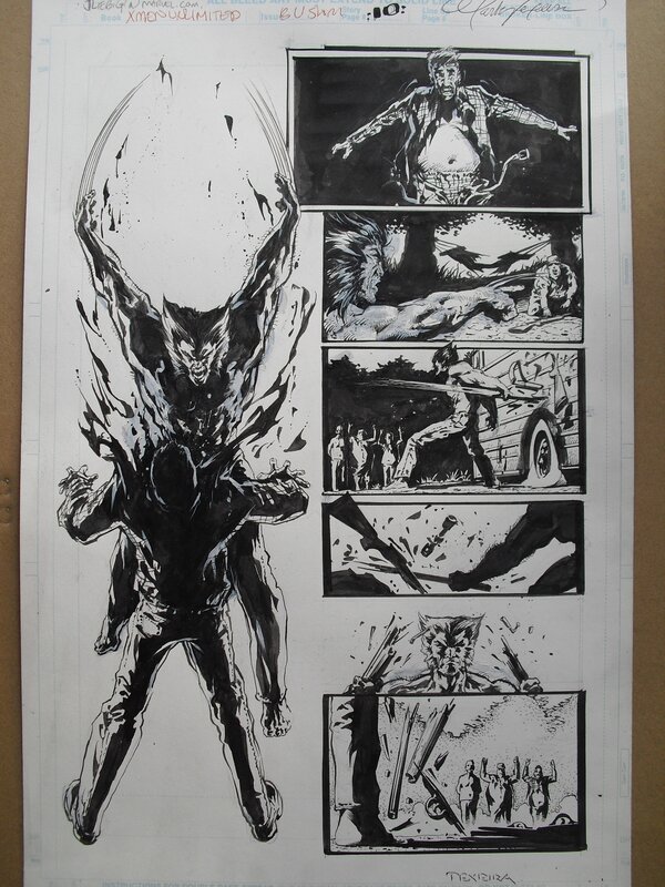 Wolverine par Mark Texeira - Planche originale