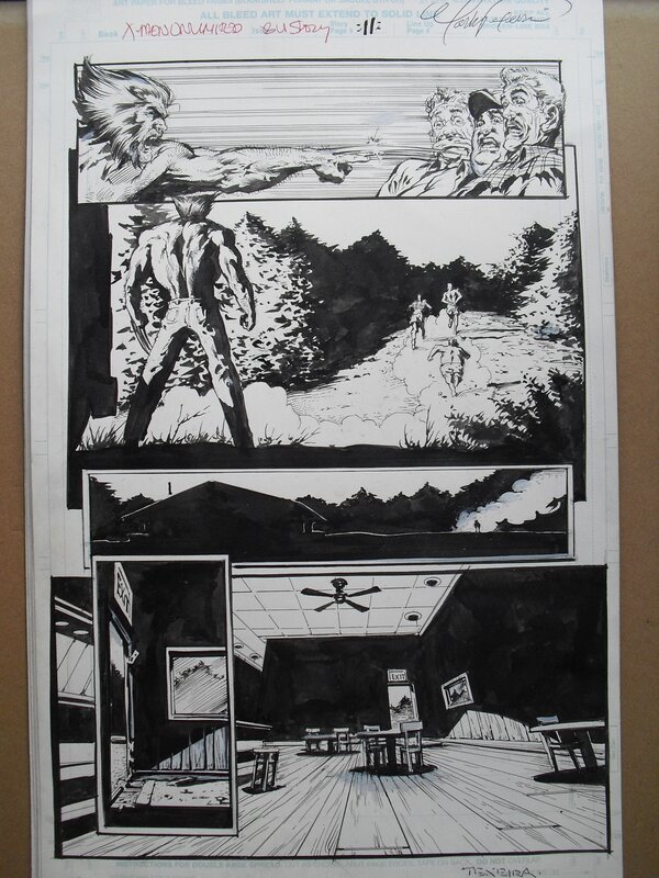 Wolverine par Mark Texeira - Planche originale