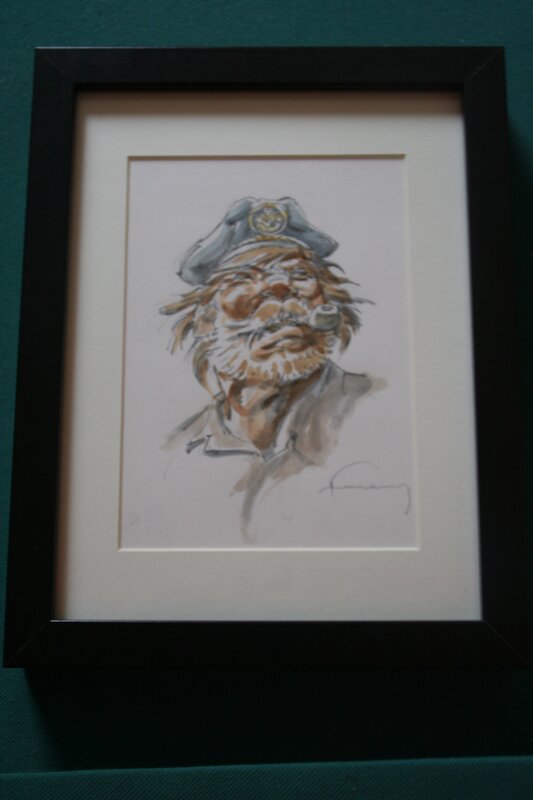 Barney Jordan par Hermann - Illustration originale